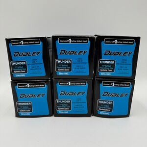 NEW Dudley Thunder 11" USSSA Softballs COR .47 Mid Compression SW11-SP Lot of 6